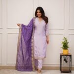 Heavy Dupatta Plain Suit